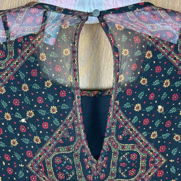 Anthropologie Akemi + Kin Munro Beaded Floral Dress - Picture 5 of 6